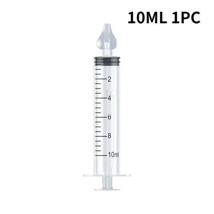 Needle Tube Baby Nasal Aspirator Syringe Baby Nose Cleaner Infant Rhinitis Nasal Washer Children Nose Washing Tool for Kids