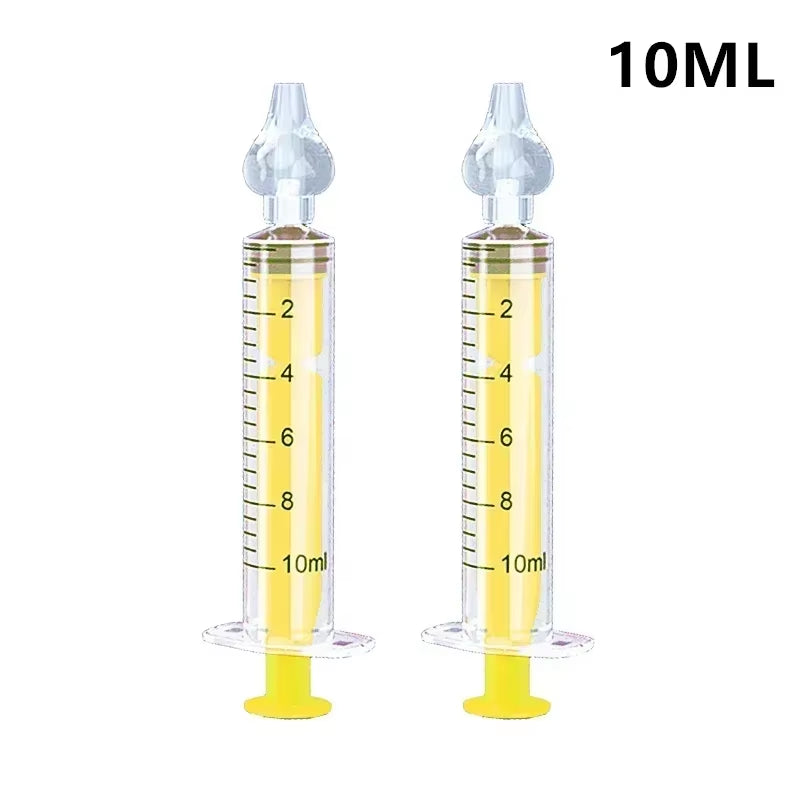 Needle Tube Baby Nasal Aspirator Syringe Baby Nose Cleaner Infant Rhinitis Nasal Washer Children Nose Washing Tool for Kids