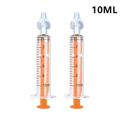 Needle Tube Baby Nasal Aspirator Syringe Baby Nose Cleaner Infant Rhinitis Nasal Washer Children Nose Washing Tool for Kids